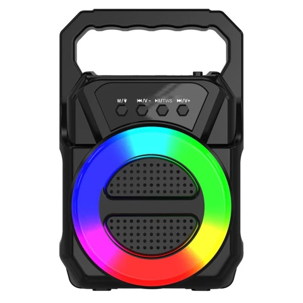 Newface ABS-1309 RGB Işıklı 4 inç Kablosuz Bluetooth Hoparlör