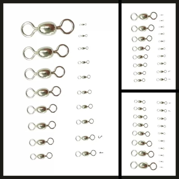 Uyguna-Yakala (4'lü) No:3/0  Ty-10001 Çelik Bilyeli Fırdöndü-DÖN.130 - Resim 2