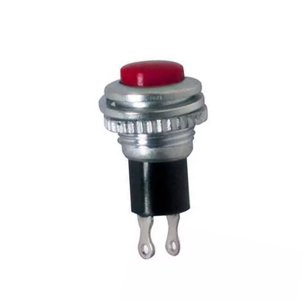 Ayt Push Buton 10mm 2 Pin On Off Aç Kapa Butonu Bas Bırak Yaylı Buton DS-316 IC-179 - 2