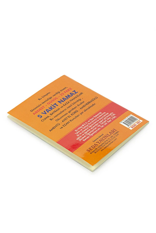 Çanta Boy Namaz Hocası Abdest Gusül ve Namazı Öğreniyorum - Resim 2