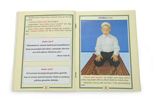 Çanta Boy Namaz Hocası Abdest Gusül ve Namazı Öğreniyorum - Resim 3