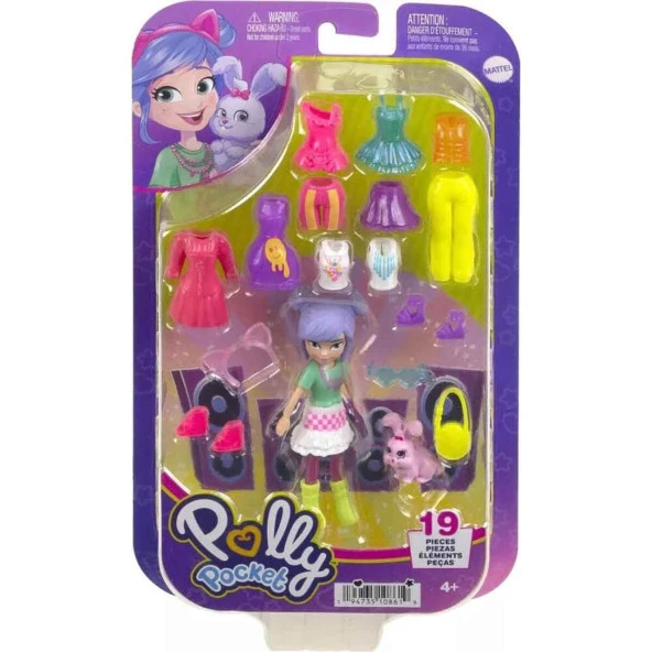 Polly Pocket Farklı Kombin Eğlencesi Oyun Seti (Karışık Model 1 Adet) ürün görseli