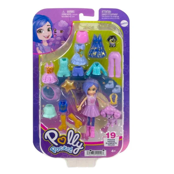 Polly Pocket Farklı Kombin Eğlencesi Oyun Seti (Karışık Model 1 Adet) - Resim 4
