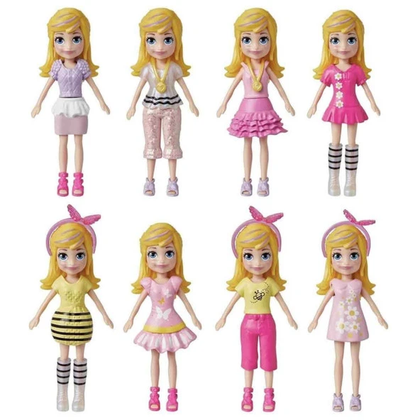 Polly Pocket Farklı Kombin Eğlencesi Oyun Seti (Karışık Model 1 Adet) - Resim 8