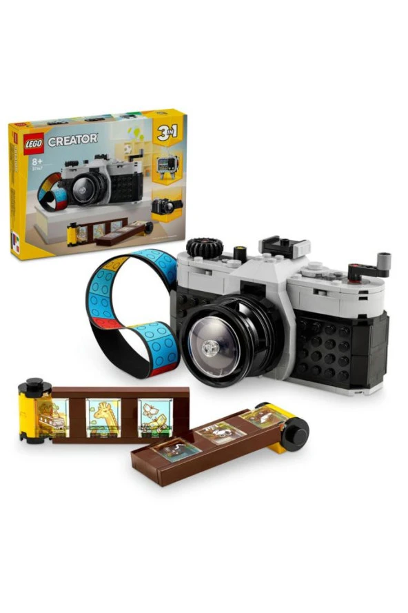 LEGO ® Creator Retro Fotoğraf Makinesi 31147 - Yaratıcı Oyuncak Yapım Seti (261 Parça) - 7