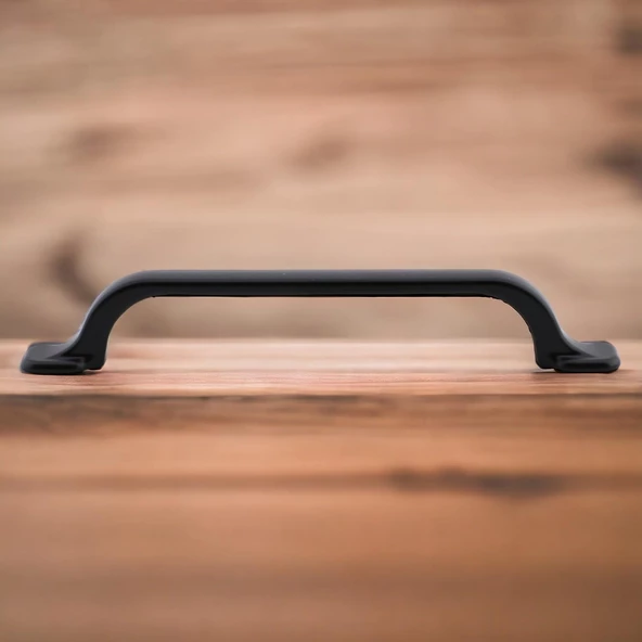 Zümre Kulp Mobilya Mutfak Dolabı Çekmece Dolap Kulpları Kapak Kulpu Kulbu Siyah 128 Mm-12.8 Cm Metal - 3