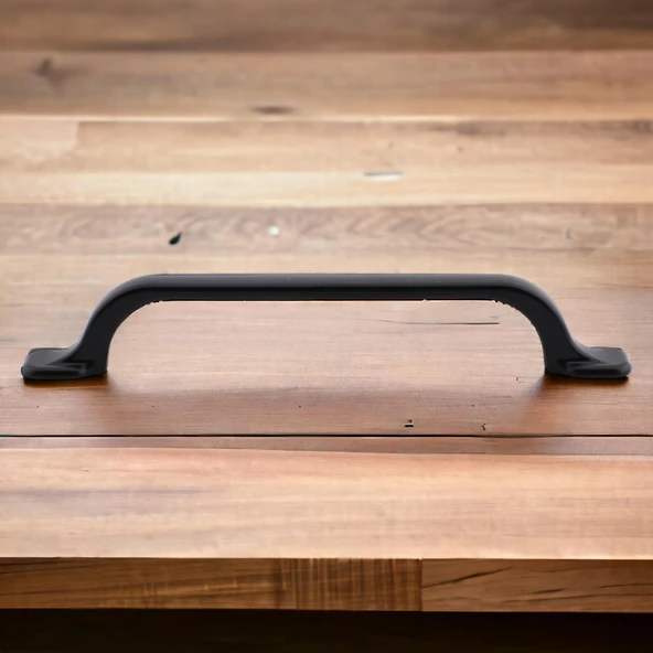 Zümre Kulp Mobilya Mutfak Dolabı Çekmece Dolap Kulpları Kapak Kulpu Kulbu Siyah 128 Mm-12.8 Cm Metal - 4