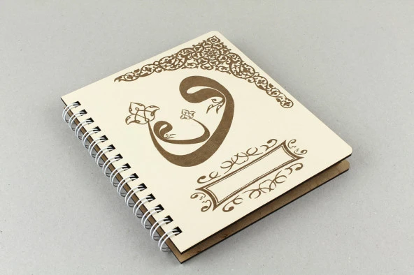 İsme Özel çiftli Vav Defter 2