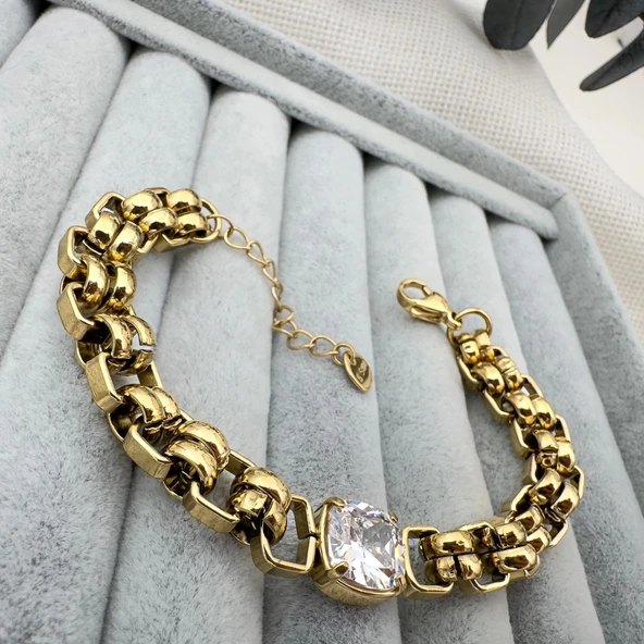 Zirkon Taşlı Bileklik