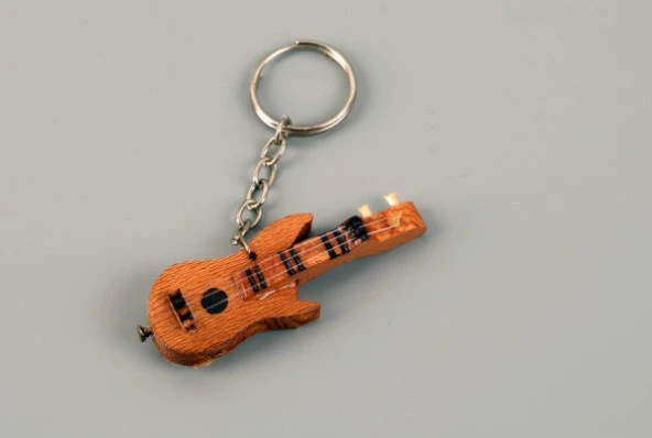 İsme Özel Elektro Gitar Anahtarlık