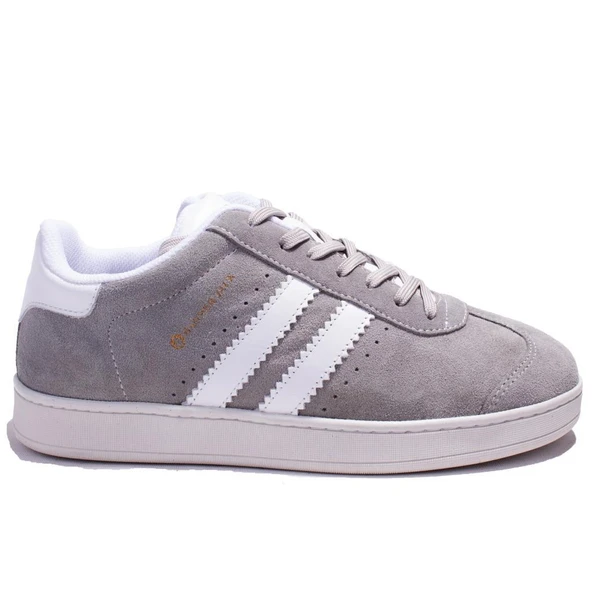 Hammer Jack 10224155C Gri Beyaz Süet Günlük Erkek Deri Ayakkabı - 2