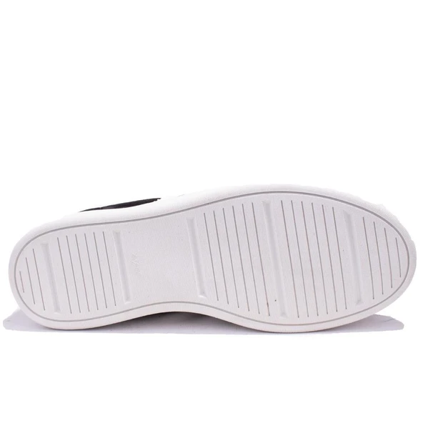 Hammer Jack 10224155C Siyah Beyaz Süet Günlük Erkek Deri Ayakkabı - 4