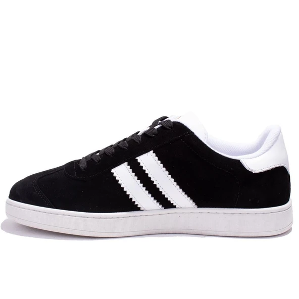 Hammer Jack 10224155C Siyah Beyaz Süet Günlük Erkek Deri Ayakkabı - 3