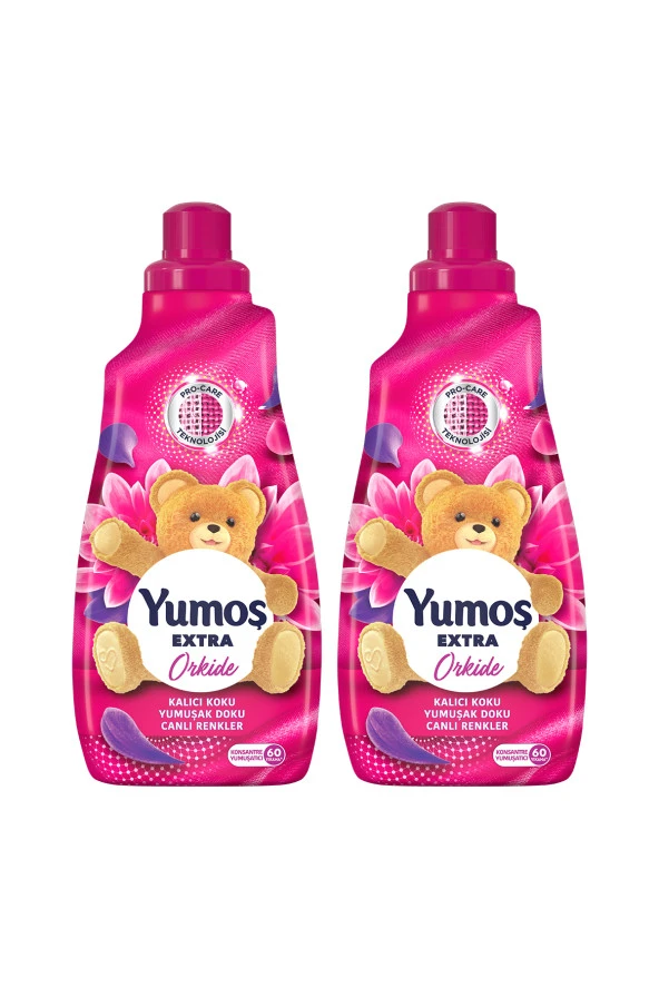 Yumoş Extra Konsantre Çamaşır Yumuşatıcısı Orkide 1440 Ml 60 Yıkama 2 Adet - 2