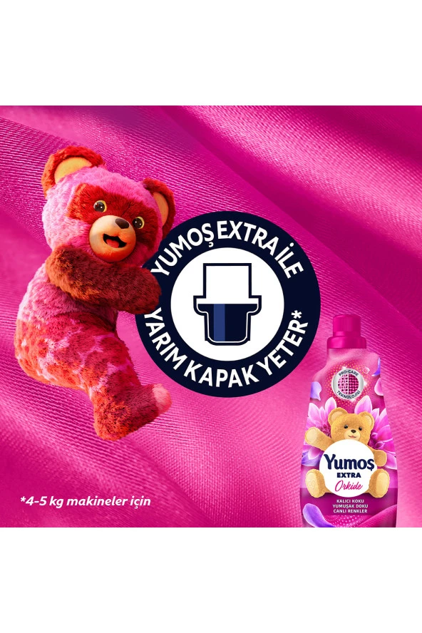 Yumoş Extra Konsantre Çamaşır Yumuşatıcısı Orkide 1440 Ml 60 Yıkama 2 Adet - 7