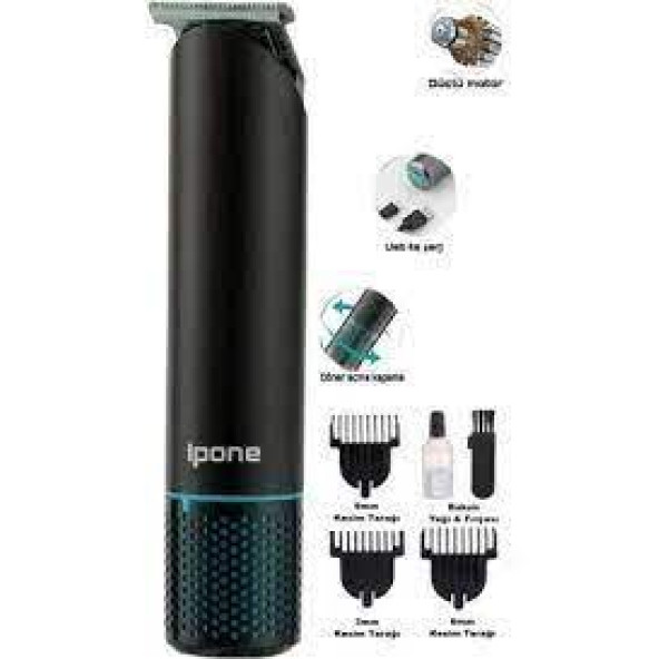 Ipone Ip-785 Professional Saç Sakal lazer Öncesi Bay Bayanlar Için Kuaförlere Özel Tıraş Makinası