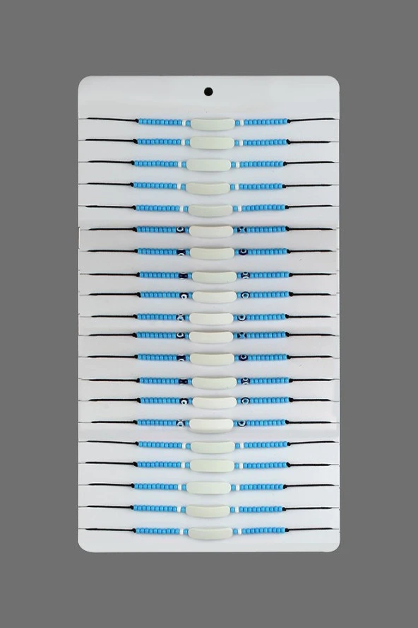 İsme Özel 20 Adet Mavi Bileklik