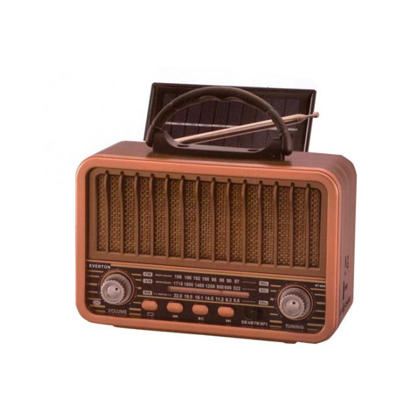 Everton RT-834 Orta Solar Güneş Enerjili Bluetooth, Nostalji , FM/AM/SW 3 Band Radyo ,usb, sd mp3 player - 3