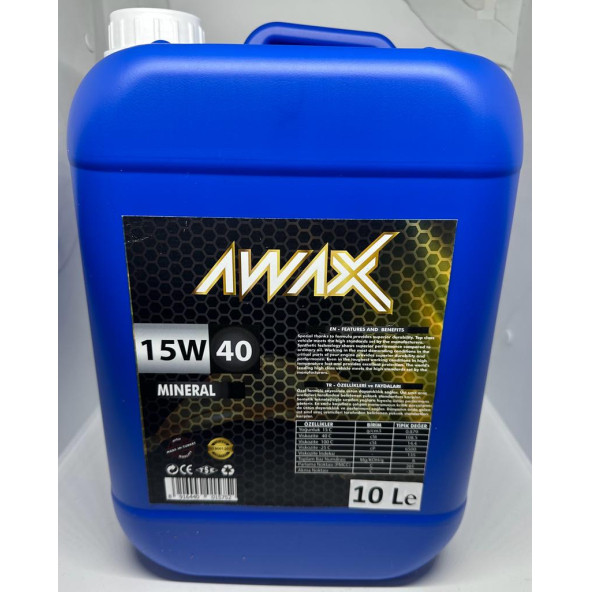 AWAX 15W40 10 LT Motor Yağı
