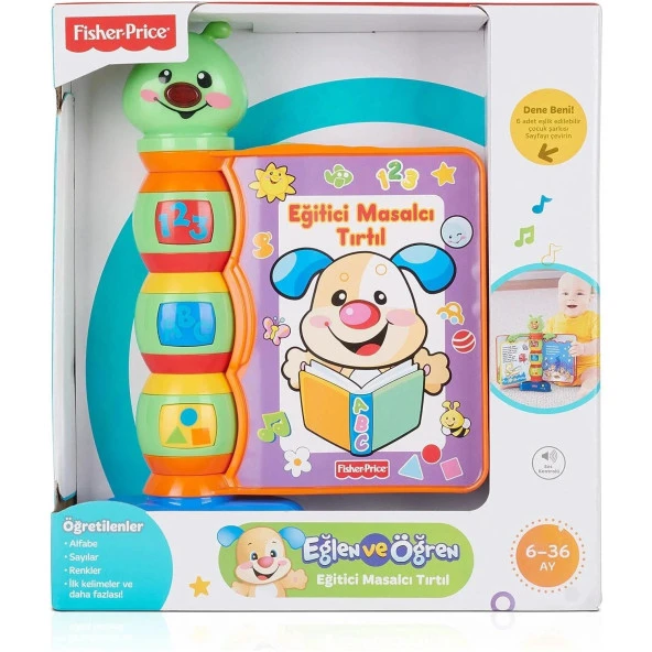 Fisher-Price Eğlen ve Öğren Eğitici Masalcı Tırtıl Türkçe