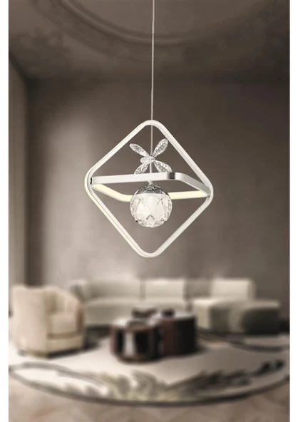 Eray Aydınlatma 5025-1 KR Led Krom Avize