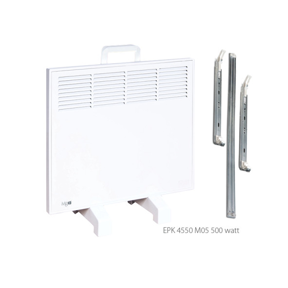 İvigo EPK4550M05B Beyaz 500 W Manuel Konvektör Isıtıcı AYAK ve ASKILI - 2