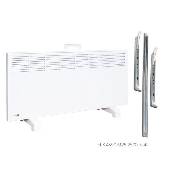 İvigo EPK4590M25B Beyaz 2500 W Manuel Konvektör Isıtıcı AYAK ve ASKILI - 2