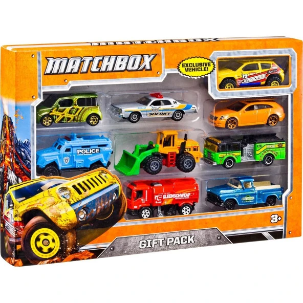 Matchbox Araba Seti 9 Lu Paket (Karışık Model)