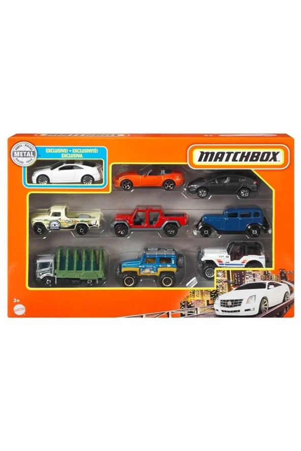 Matchbox Araba Seti 9 Lu Paket (Karışık Model) - Resim 3