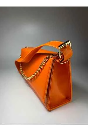 Bagorama CINDY Kadın Suni Deri Portföy Zincirli Çapraz Askılı Omuz Çantası - 6