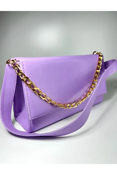 Bagorama CINDY Kadın Suni Deri Portföy Zincirli Çapraz Askılı Omuz Çantası - 2