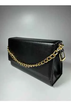 Bagorama CINDY Kadın Suni Deri Portföy Zincirli Çapraz Askılı Omuz Çantası - 12