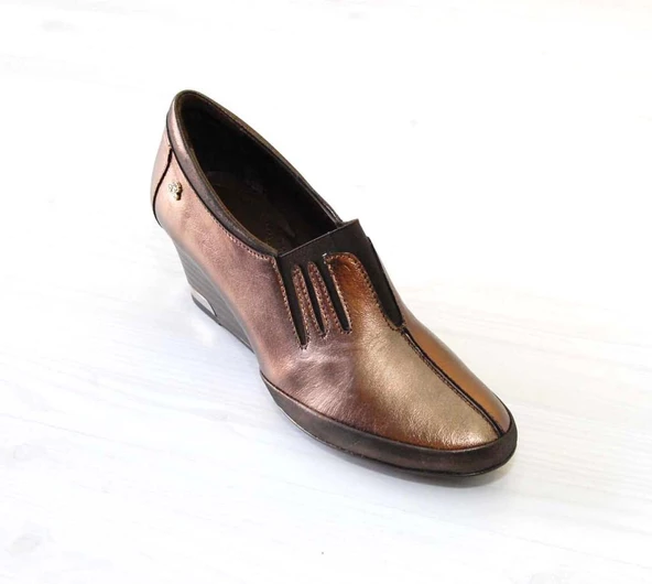 Venüs 1353y Bakır Deri Atom Kadın Ayakkabı