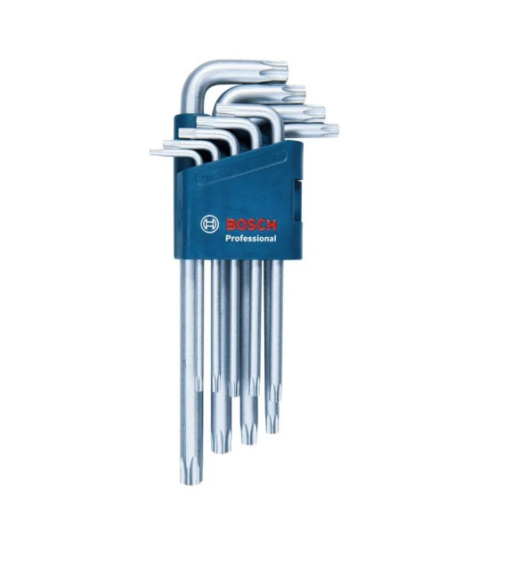 Bosch Professional Alyan Anahtar Takım Torx 9 Parça - 1600A01TH4