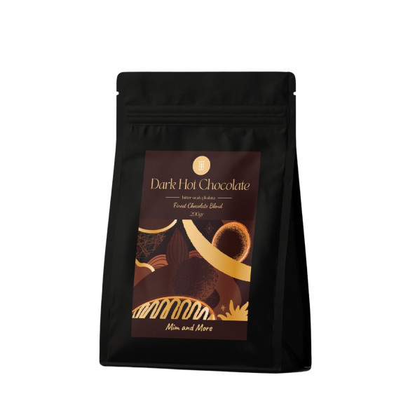 Mim and More Bitter Sıcak Çikolata Dark Hot Chocolate 200 Gr - 4