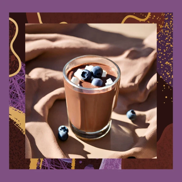 Mim and More Yaban Mersinli Sıcak Çikolata Blueberry Hot Chocolate 200 Gr - 4