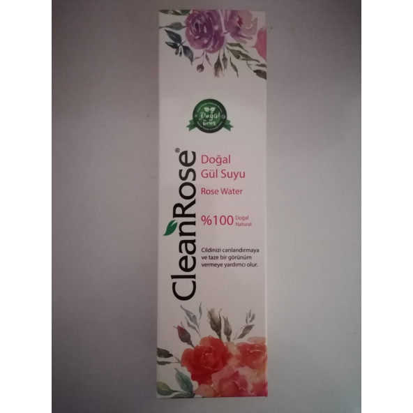 Clean Rose Gül Suyu %100 Doğal 390ML