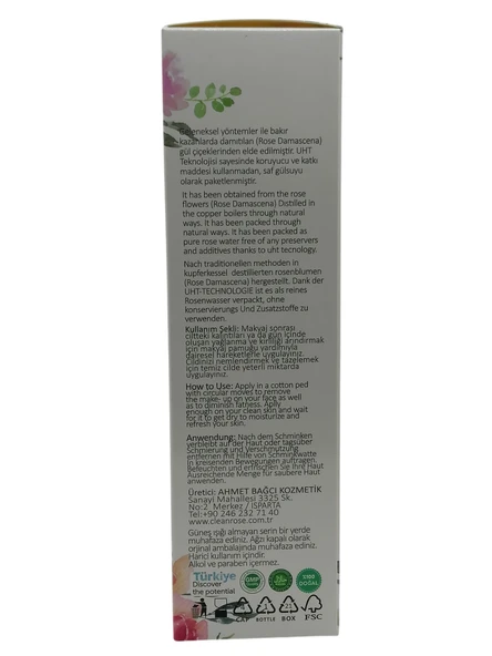 Clean Rose Gül Suyu %100 Doğal 390ML - 5