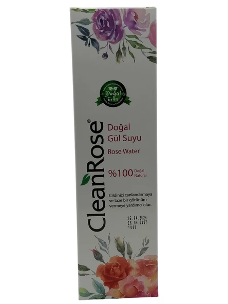 Clean Rose Gül Suyu %100 Doğal 390ML - 1