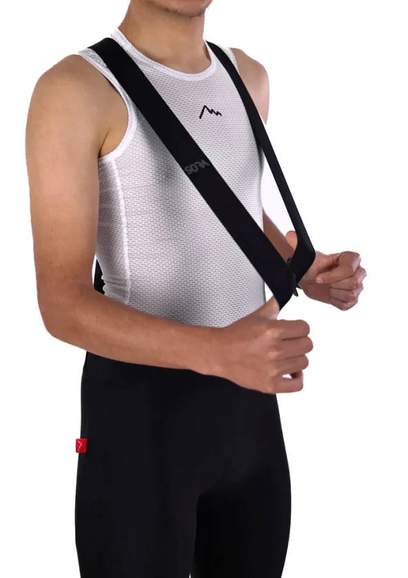 Sora Siyah Road Racer Askılı Bisiklet Taytı - 11