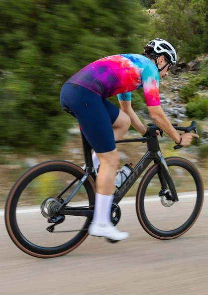 Sora Lacivert Road Racer Askılı Bisiklet Taytı - 7