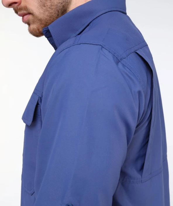 NORTH MOUNTAIN COMMANDER TACTICAL GÖMLEK MAVİ - 2