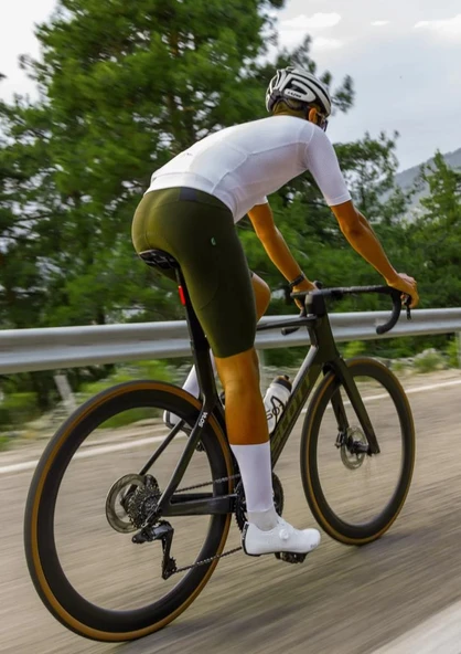 Sora Haki Road Racer Askılı Bisiklet Taytı - 3