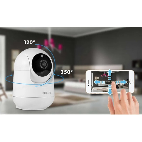 Fuers 3 mp Wifi Kamera, Tuya Akıllı Ev Kablosuz Ip Kamera, - 2
