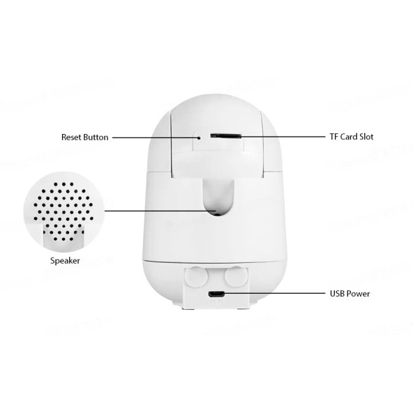 Fuers 3 mp Wifi Kamera, Tuya Akıllı Ev Kablosuz Ip Kamera, - 4