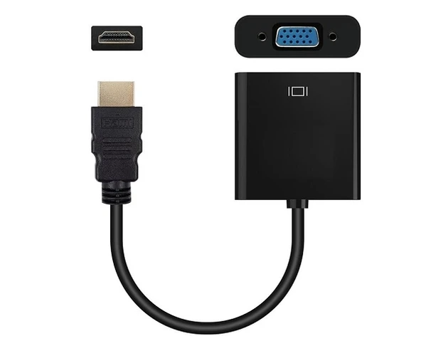 Codegen CDG-CNV31 HDMI Erkek VGA Dişi Çevirici Adaptör (Hdmi to Vga)