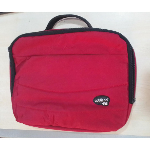 10.1'' ADDİSON NETBOOK EVRAK ÇANTASI KIRMIZI-YENİ GİBİ