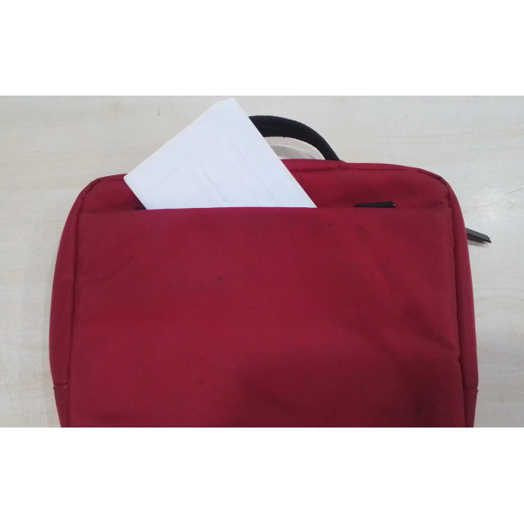 10.1'' ADDİSON NETBOOK EVRAK ÇANTASI KIRMIZI-YENİ GİBİ - 3