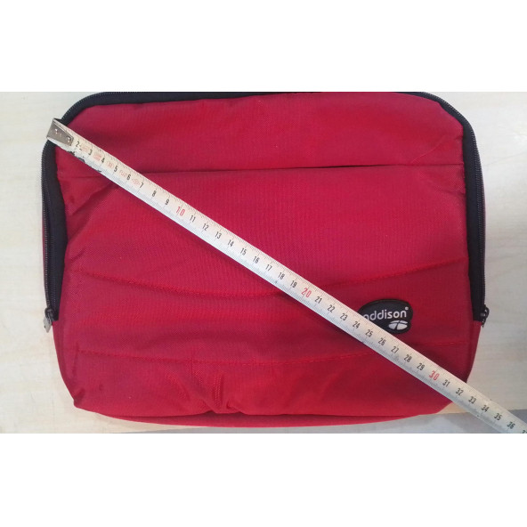 10.1'' ADDİSON NETBOOK EVRAK ÇANTASI KIRMIZI-YENİ GİBİ - 4