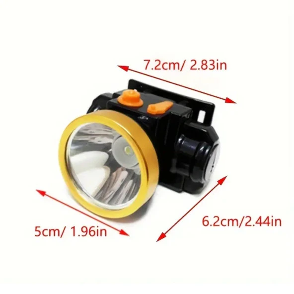 Baret Kafa Lambası Şarjlı WT-700 - Resim 2